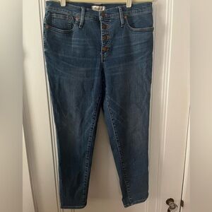 NWT Madewell 9” Midrise Skinny Crop size 32 -NWT